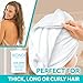Bondi SPA Microfiber Hair Towel – Dries Hair 50% Faster – Anti-Frizz – Highly Absorbent & Super Soft - XL (42 x 22) - Rectangle
