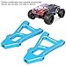lvifloae 1/10 Rc Car Parts 2PCS RC Front Lower Arm Aluminium Alloy Remote Control Upgrade Parts Fit for HSP 1/10 94188 Upgrade Parts Hsp Upgrades