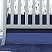 Carter's Take Flight Airplane/Cloud/Star 4 Piece Nursery Crib Bedding Set, Blue, Navy, Grey, Orange