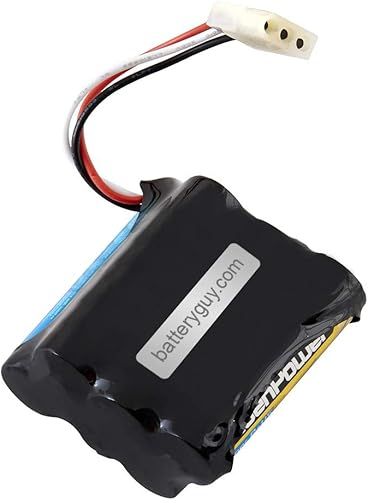 BatteryGuy Batería alcalina de repuesto de cerradura de puerta HTL2 de 9 V y 2200 mAh, equivalente a la marca BatteryGuy