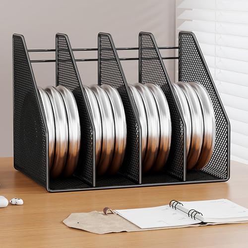 Porte-documents vertical métal pour organiser fournitures de bureau - 6