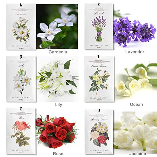 Myaro L0295-587 12 Packs Scented Sachets For Drawer And Closet, Long-Lasting Sachets Bags Home Fragrance Sachet 6 Scents Option- Lavender thumb #5