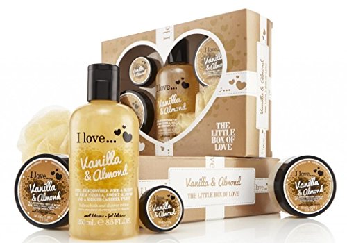 5 Pc Set The Little Box Of Love Vanilla and Almond