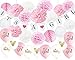 Produktbild HappyField 32 PS Babyparty Dekor für Mädchen It's a Girl Banner, Ballons, It's A Girl Ballons mit Seidenpapier Pompons und Papierlaternen, Honeycom Bälle für Mädchen Baby Shower Dekorationen
