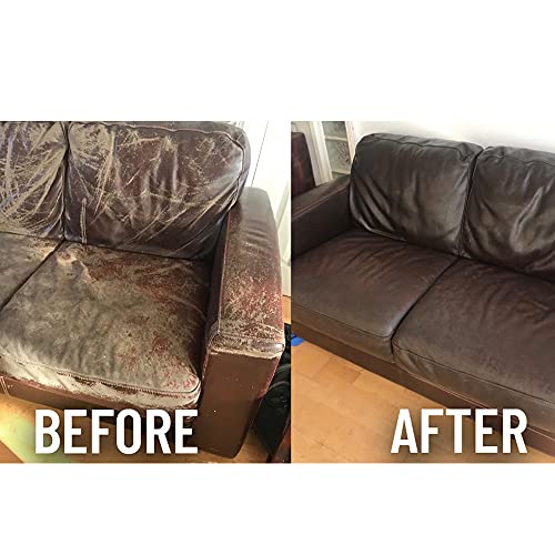 De Scratch Doctor Leather Rejuvenation Repair Kit inc. kleur Restorer, Cleaner & Conditioner. Zwart - Image 8