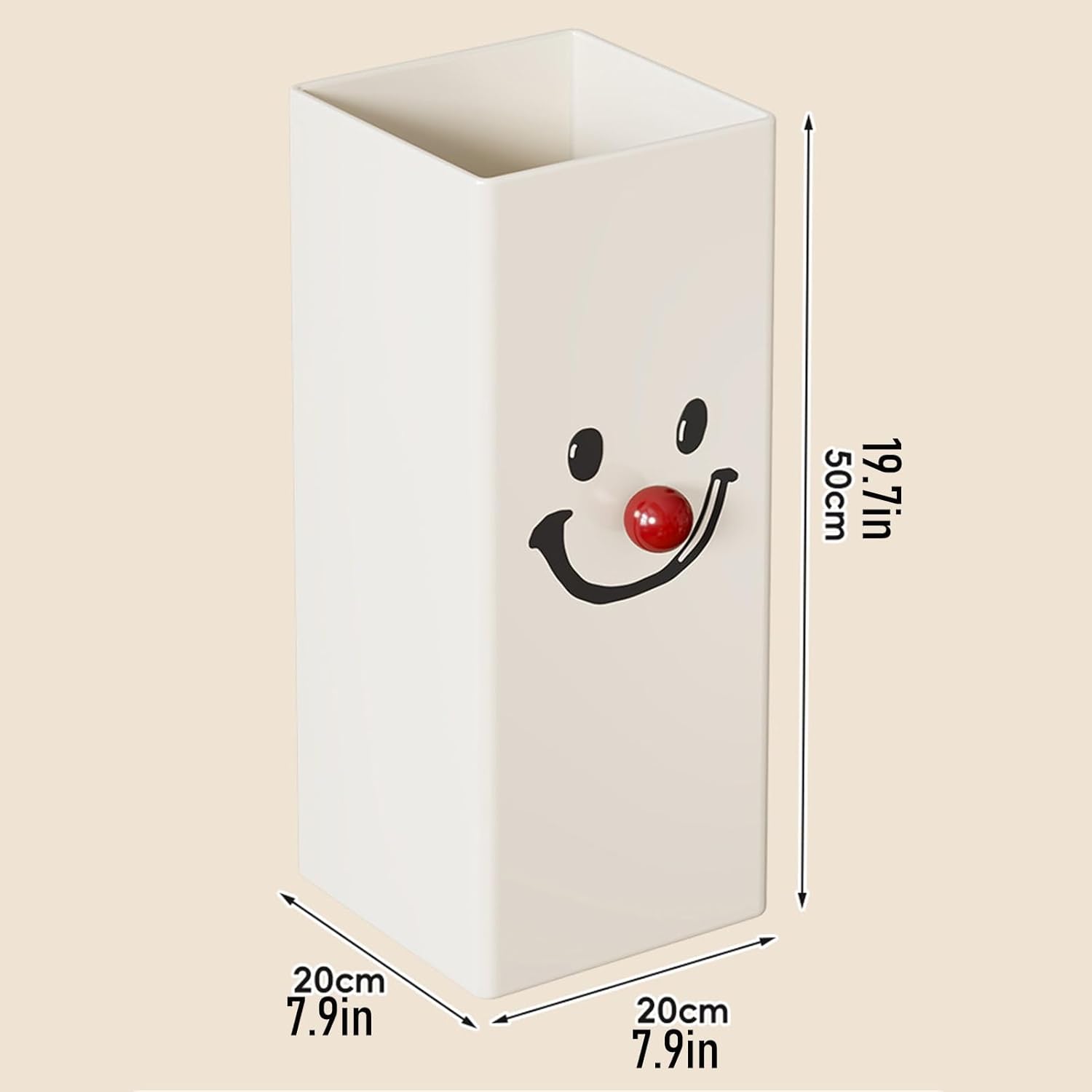 Metal Umbrella Stand,Square Free Standing Umbrellas Basket Tall Floor Bucket Holder,walking Stick Stands,Rain Shade Storage Rack for Home Porch Decor