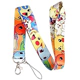 Neck Lanyard for Keys ID Card Holder Keychain Holder, Phones, Wallets，Yellow Anime Kid Neck Lanyard Strap for Men and Women 2