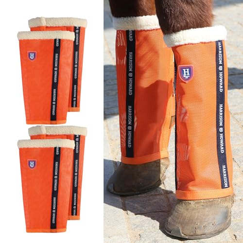 Harrison Howard Horse Boots de neopreno reforzado y acabados de alta resistencia 8