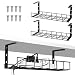 Produktbild Kabel-Management-Tablett, 40 cm, Kabel-Organizer für Kabel-Management, Metall-Kabelablage für Schreibtische, Büros und Küchen, 2 Stück (Schwarz)