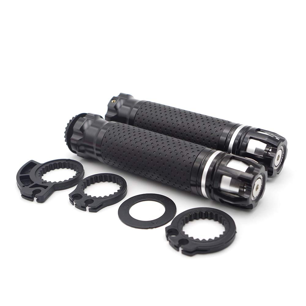 Poignée De Moto Grips Racing Guidon CNC 22mm 7/8"Cafe Racer pour Honda pour Forza 125/250 / 300 pour Forza125 pour Forza250 pour FORZA300 Grip MotoBicyclette (Couleur : Blanc)