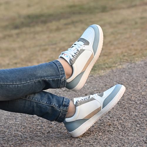 Image of Cruiser Mens Sneaker | Casual Shoes | Cushioned Insole | Lace-Up Design | Arch Support & Ventilated Comfort | Perfect Pair with Casual Outfit (Augustus)