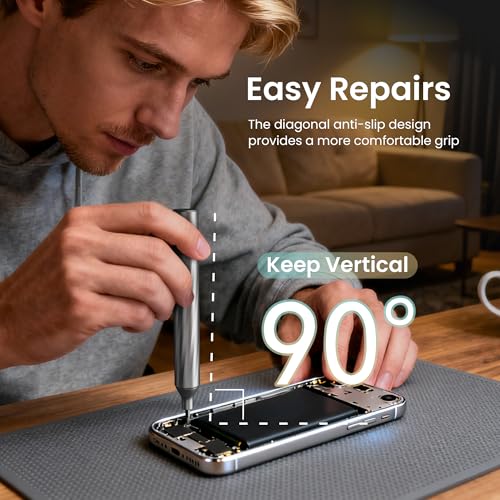 JOREST 32-in-1 mini-schroevendraaierset, magnetisch, draagbaar, met Torx T3, T4, T5, T6, T7, T8, T9, T10, voor Macbook, PC, Switch, PS5, bril, horloges, laptop, Xbox - Afbeelding 5