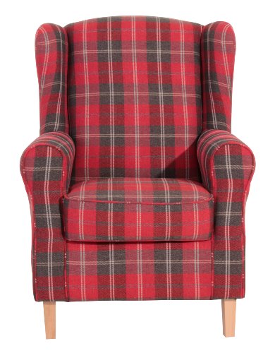 Max Winzer Sessel Lione | Mit Flachgewebe in Rot - 2795-1100-2048723-F01 Max Winzer Sessel Lione | Mit Flachgewebe in Rot