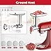 Meat Grinder Attachment for Kitchenaid Stand Mixer, Meat Grinder for KitchenAid, including 3 Sausage Stuffer Accessory, for Kitchen Aid Stand Mixer Easy to Use and Clean