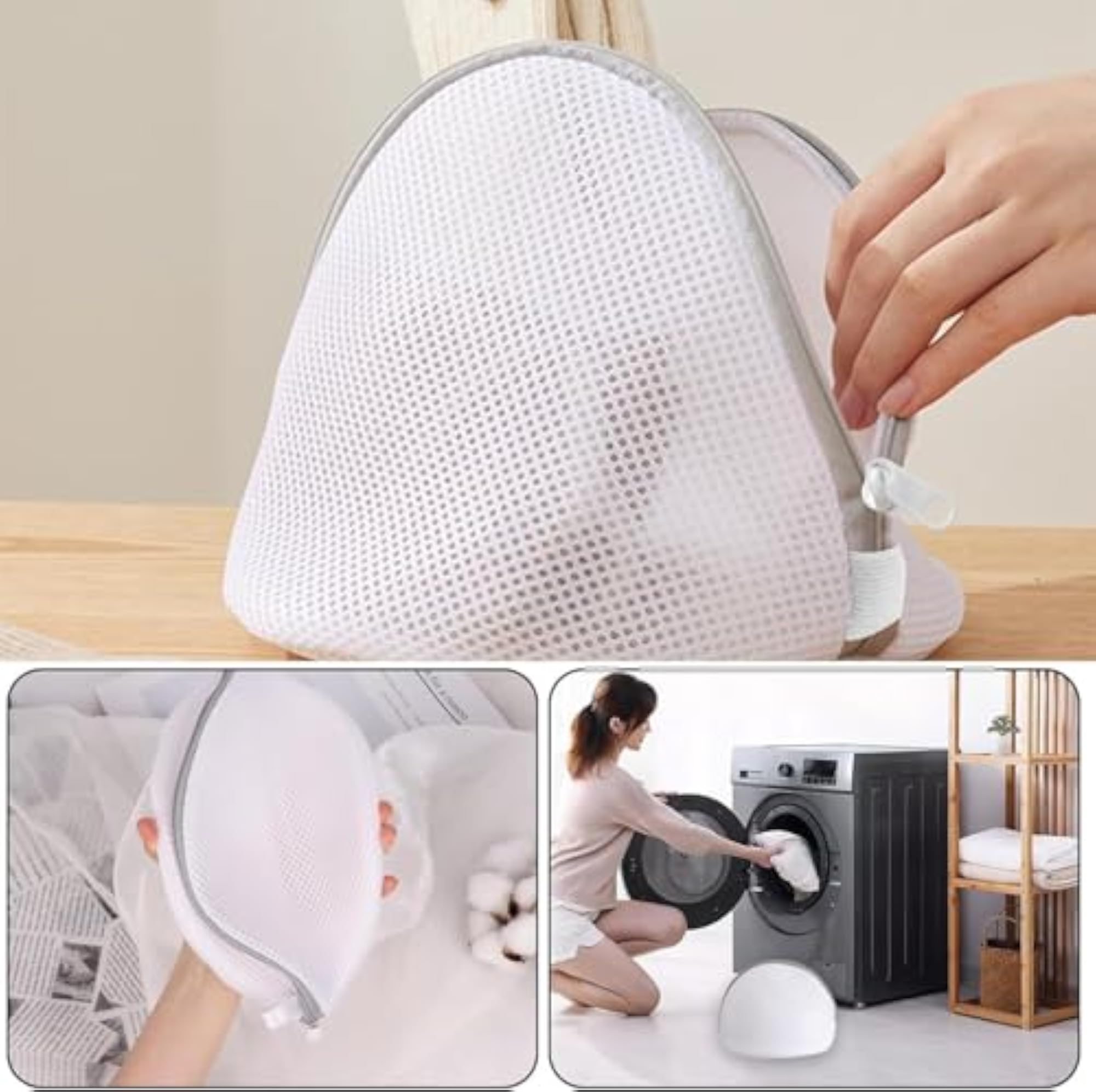 Mesh Laundry Wash Bags for Washing Machine, Pack of 2