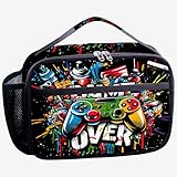 RLGPBON Kids Lunch Bag,Insulated Lunch Box for Girls Boys,Game Lunch Bag Toddler Teen,School Daycare Cute Travel bags