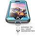 SUPCASE Unicorn Beetle Pro Series Case Designed for iPhone 7 / 8 / iPhone SE 2 (2020) / iPhone SE 3 (2022), Full-body Rugged Holster Case with Built-in Screen Protector (Blue)