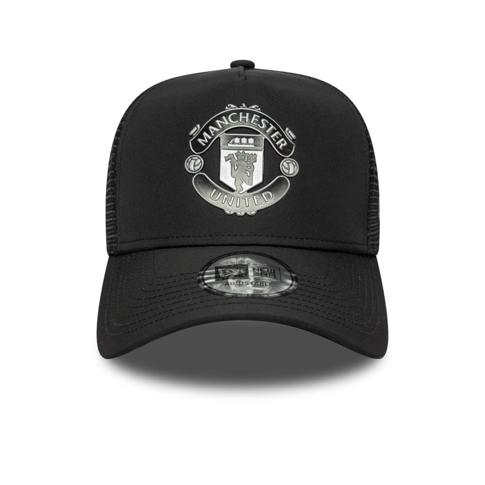 New Era Manchester United Cappello da camionista riflettente nero