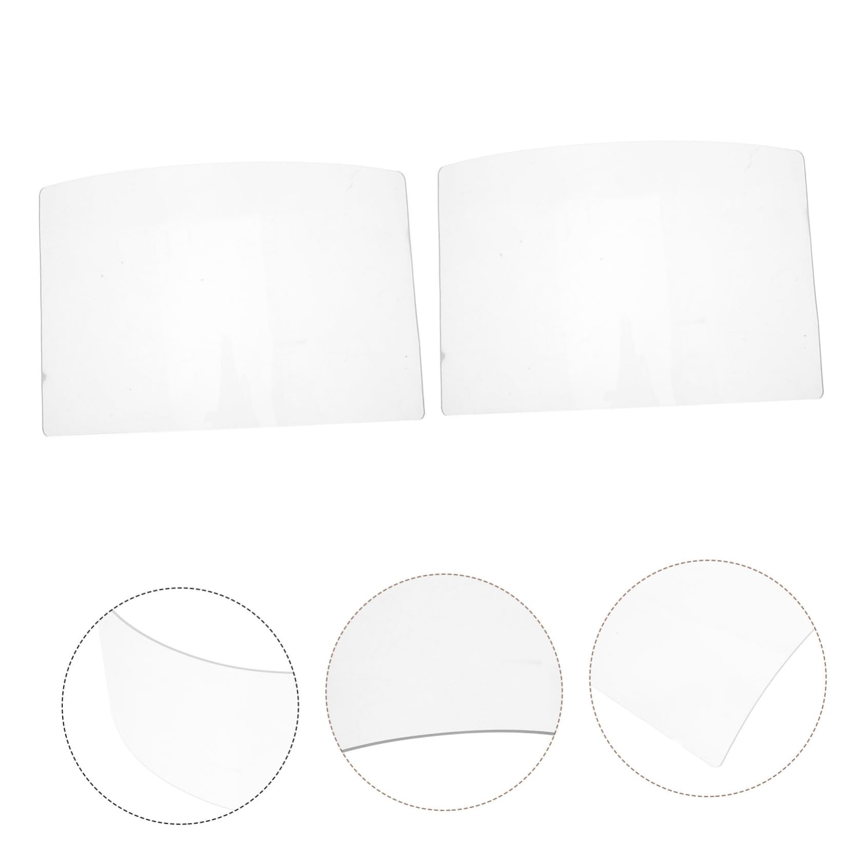 Holibanna Lentes Capucha Orgánico Protección Corte Y Pantalla De Seguridad Capucha 2 Piezas X 4