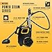 McCulloch MC1385 Deluxe Canister Steam Cleaner, 2-Hour Runtime, Chemical-Free, 23 Accessories: Mop Head, Brushes & More - Built for Home, Tile, Carpet, Furniture, & Personal Car Detailing