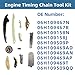 Engine Timing Chain Tool Kit, Fits for Audi A3 A4 A5 A6 Q3 Q5 S3 TT Quattro 2008-2015, Fits for Volkswagen Fits for VW Beetle CC EOS Golf GTI Jetta Tiguan Passat 2008-2014 2.0L 06H109467N 06H109467R