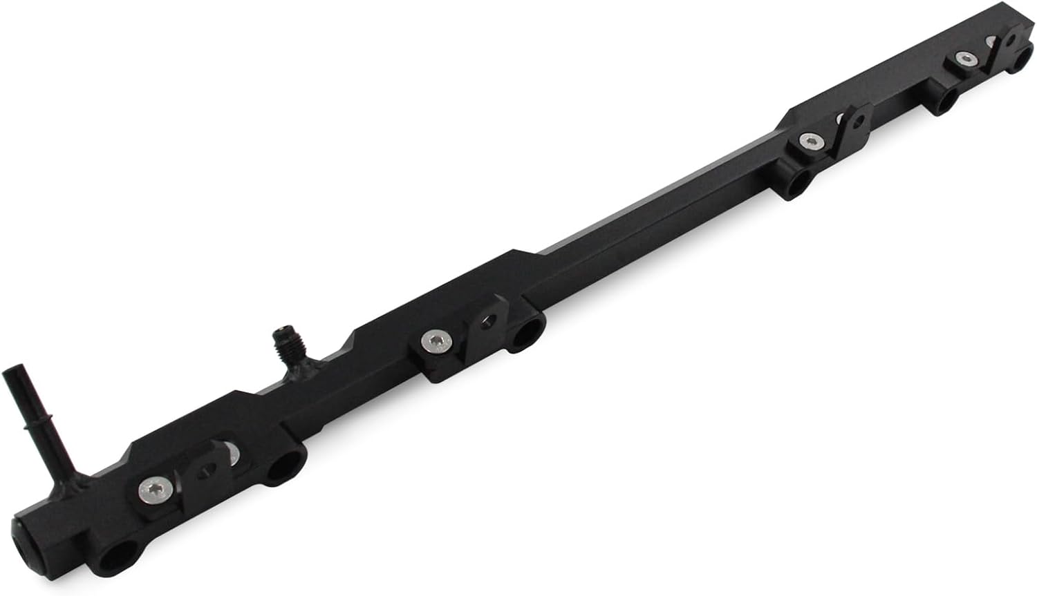 Aluminum Billet Performance 1 pcs Black Fuel Rail fit for 97-01 Jeep Wrangler/TJ/Cherokee 4.0L L6 Gas