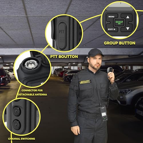 Image of SAMCOM FPCN10A Walkie Talkies Long Range,3000mAh Two Way Radio High Power, Group Call for Business Commercial Work School Church Restaurant (16 Pack Radios with 16 Earpiece)