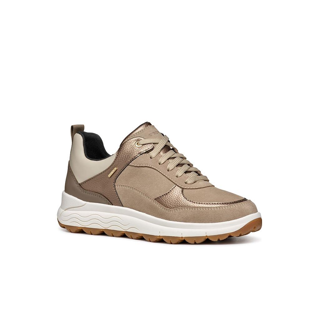 Geox Women's D Spherica 4x4 B ABX Trainers, Lt Taupe, 5 UK