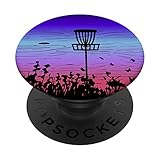 Frisbee Golf Target Basket Fun-ny Disc Golf Gift PopSockets PopGrip: Swappable Grip for Phones & Tablets