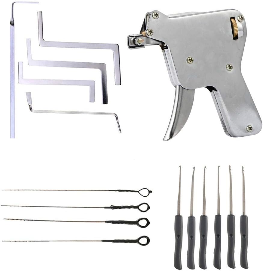 Loboo Idea Locksmith Tool Door Lock Opener Tool Kit, Including A Lock