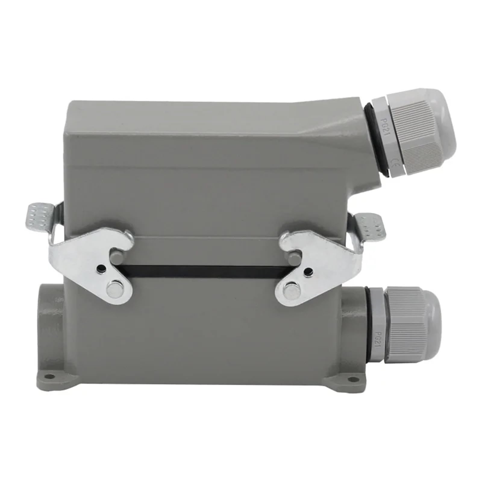 Conector resistente HDC-HE-24-3/4 con enchufe industrial de aviación de 16A 8