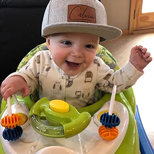 Personalized Toddler Cap with Name, Custom Boy's Baseball Cap Hat, Adjustable Kid Toddler Baby Trucker Hats for Outdoor4