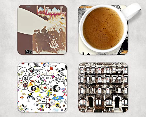 Generic Zeppelin Album Cover Reproduction Coasters Musician Gift thumb #2