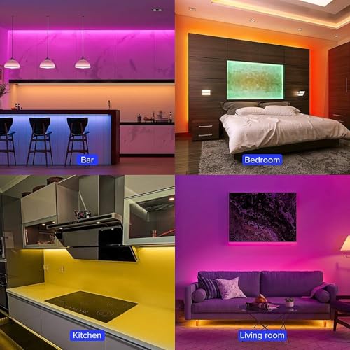 Image of SP621E Pixel Kit Bluetooth LED Controller with Music Sync + DreamColor WS2812B 5M Addressable RGB LED Strip for DIY Smart Home PC Lighting