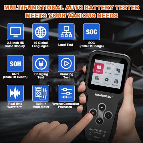 Image of KINGBOLEN BM520 6V 12V 24V Car Battery Tester
