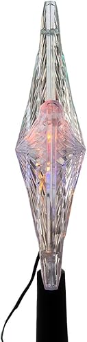 Miniatura 4 de Estrella Kurt Adler con luz de colores cambiantes para árbol de Navidad, 8.5 pulgadas