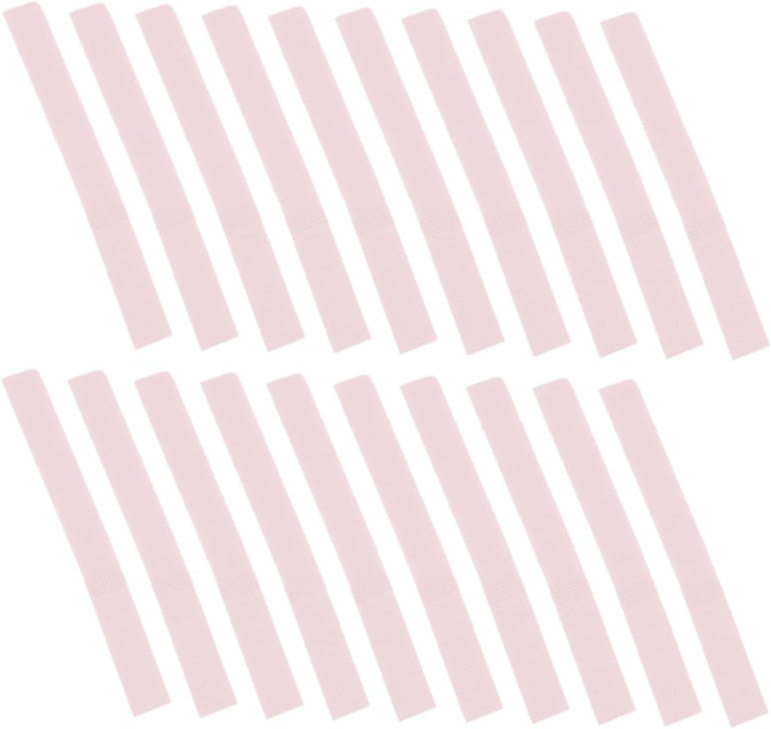 20pcs PET Boot Straps Adjustable Nylon Polyester Pink