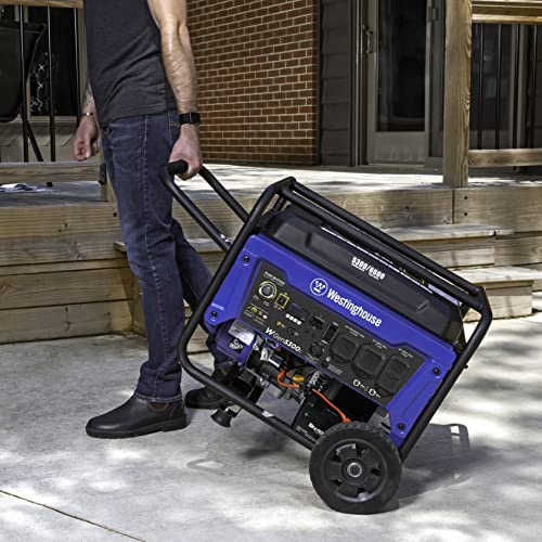 Westinghouse 6600 Watt Home Backup Portable Generator, Remote Electric Start with Auto Choke, Transfer Switch Ready, RV Ready, CO Sensor - Image 4