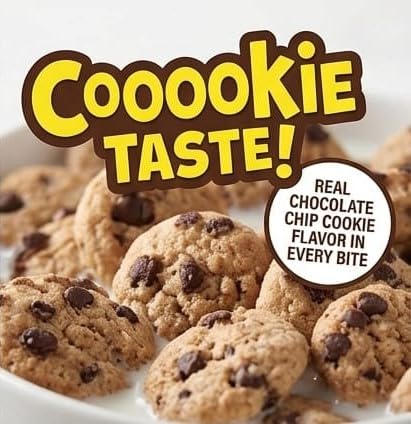 Image of General Mills Cookie Crisp Naturally Flavoured Sweetened Cereal, by febora, Chocolate Chip Taste, 300g