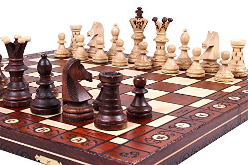 The Jarilo - Unique Wood Chess Set, Pieces, Chessboard & Storage by ChessCentral