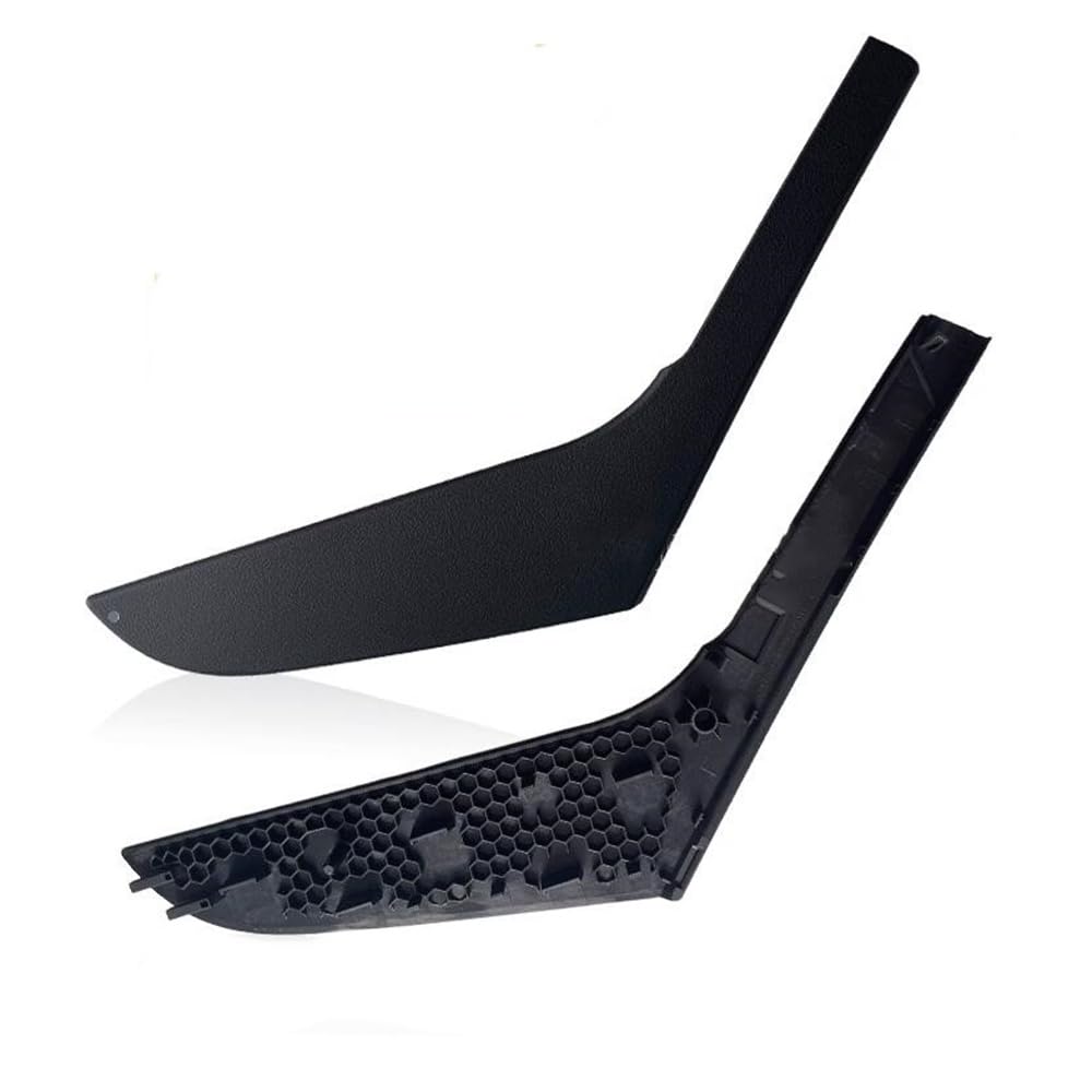 Cache Poignée Intérieure De Porte De Voiture Panneau De Garniture D'Accoudoir Intérieur Compatible avec VW Golf 6 GTI Mk6 2009-2013 -Noir -Droite+Gauche
