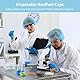 500 Pcs Disposable Bouffant Caps, 21 Non-woven Hair Nets, Disposable Elastic Caps for Men & Women, Head Cover Nets for Food Service, Labs, Hospital, Salon, Kitchen