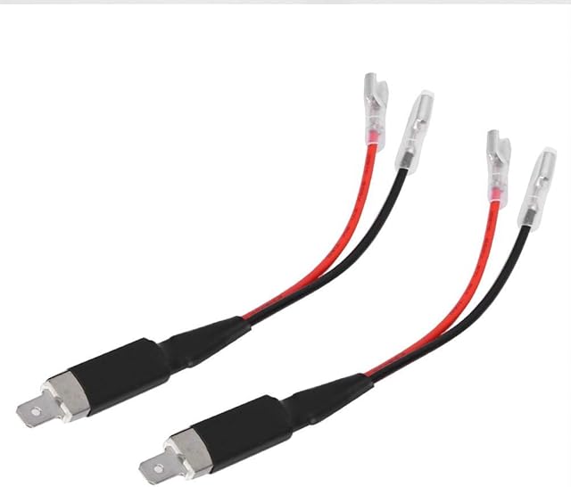 2pcs H1 LED Single Conversion Wiring Connector Cable Holder Adapter for HID Headlight Bulbs