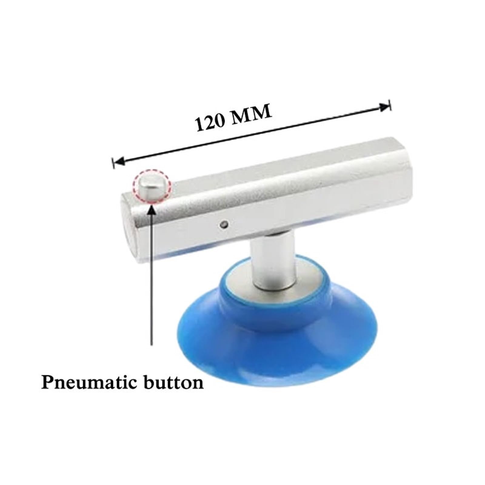 1 pieza de ventosa de vacío for pantalla de vidrio de aleación de aluminio | 1pc Aluminum Alloy Glass Vacuum Gripper Screen Vacuum Suction Cup(Transparent)