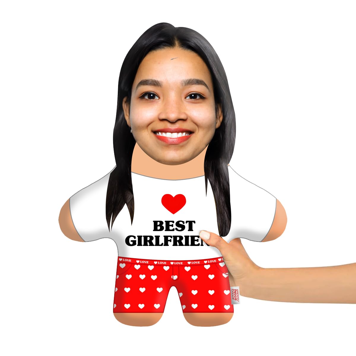 Thunder Buddies Best Girlfriend Face Pillow Mini Me - Personalized Home Decor, Unique, Custom Decorative Signage-image-40