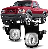 Winjet WJ30-0556-09 OEM Series for 2006-2007 Ford Ranger Clear Lens Factory Style OE Fitment Replacement Fog Light A Pair Set