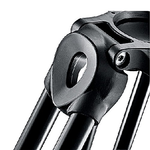 Manfrotto MVT502AM Video Stativ mit Teleskop Beine (schwarz) – Bild 5