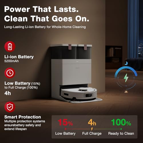 Image of Yeedi by ECOVACS M12 PRO Gen2 Robot Vacuum and Mop, 25000Pa Suction