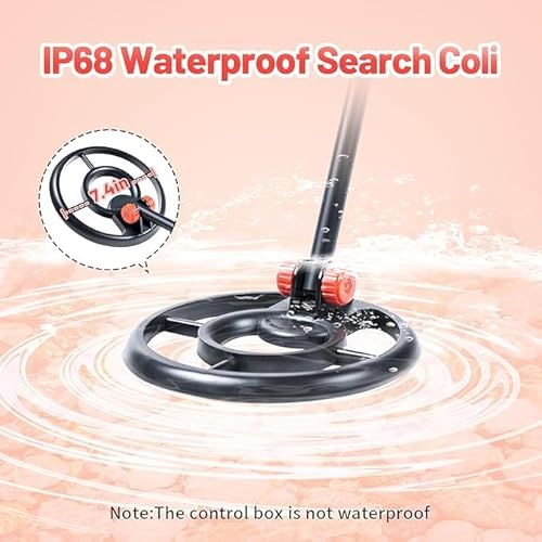 Juniho KIDS 8-12, Waterproof Search Coil,Safe & Easy To Use,Sound & Lcd Display Results,High Sensitivity,Adjustable Stem,Beach thumb #5