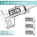 Kynup Digital Caliper, Caliper Measuring Tool, Micrometer Dial Vernier Caliper Digital, Full Turn Off, Stainless Steel, Switch from Inch Metric Fraction (6Inch/150MM)